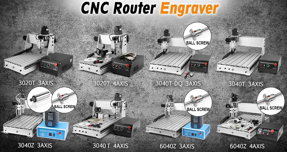 Tabletop Cnc Milling Machine / 4 Axis Cnc Router 3040 For Metal