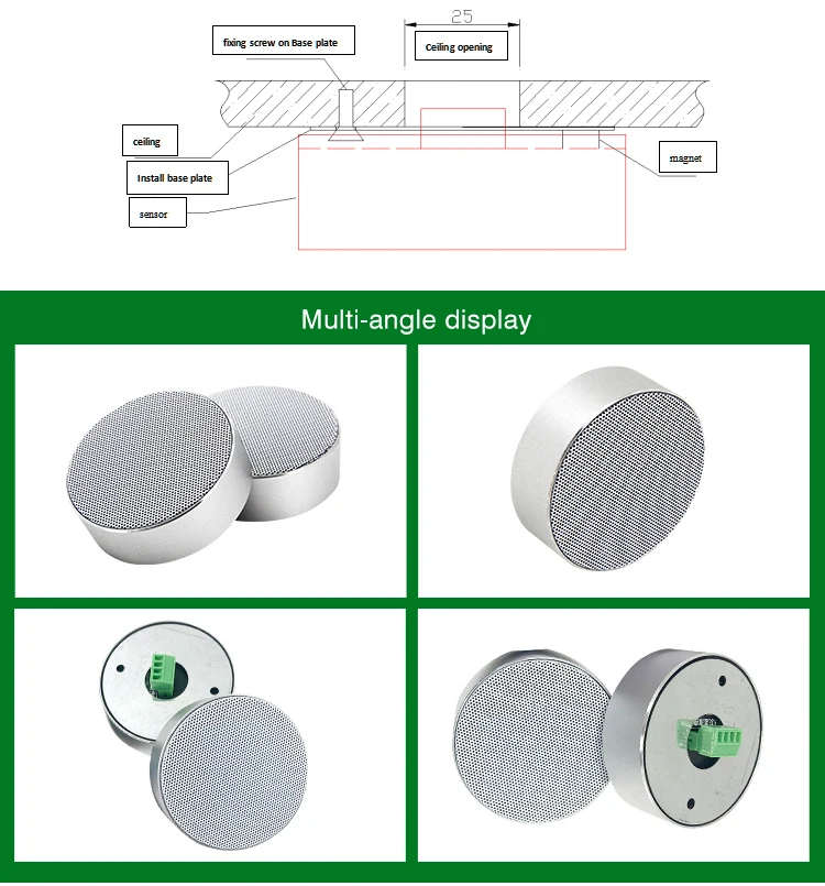Infrared tempreture humidity measure co2 sensor wifi