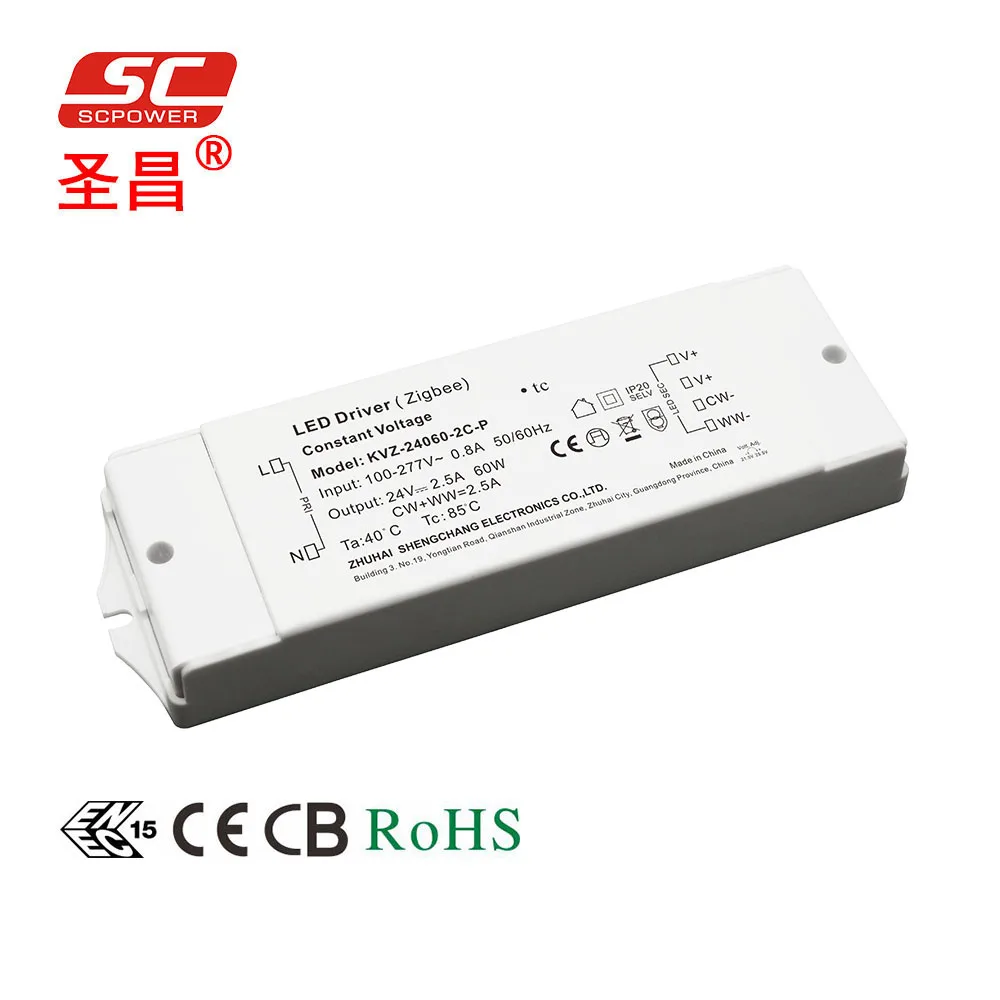 ZigBee constant voltage dimmable wifi led driver