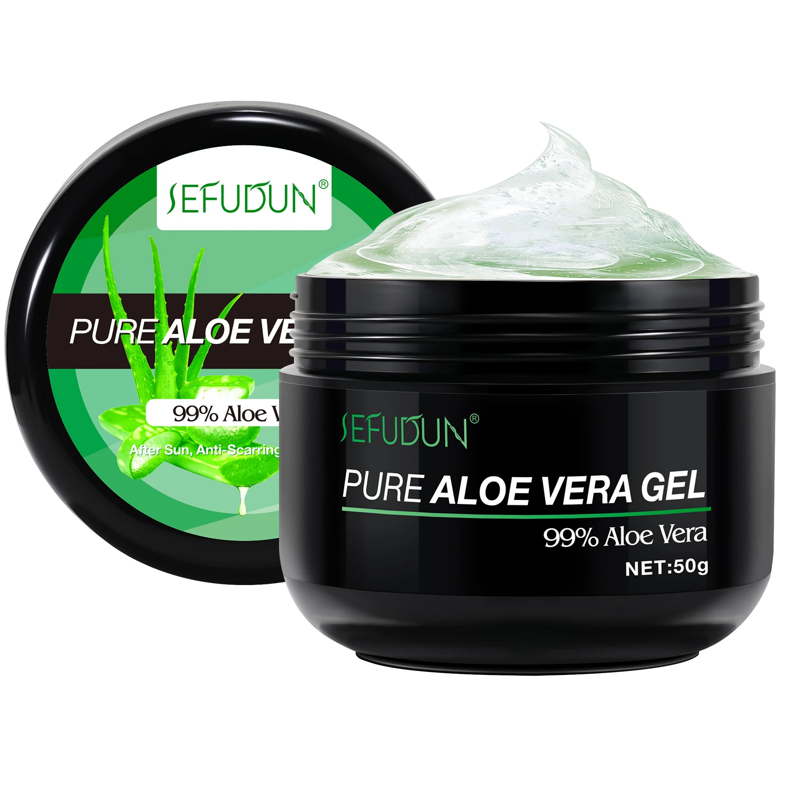 Sefudun Skin Lightening Smoothing Gel Aloe Vera Face Cream Natural Organic 99 Pure Aloe Vera 0040