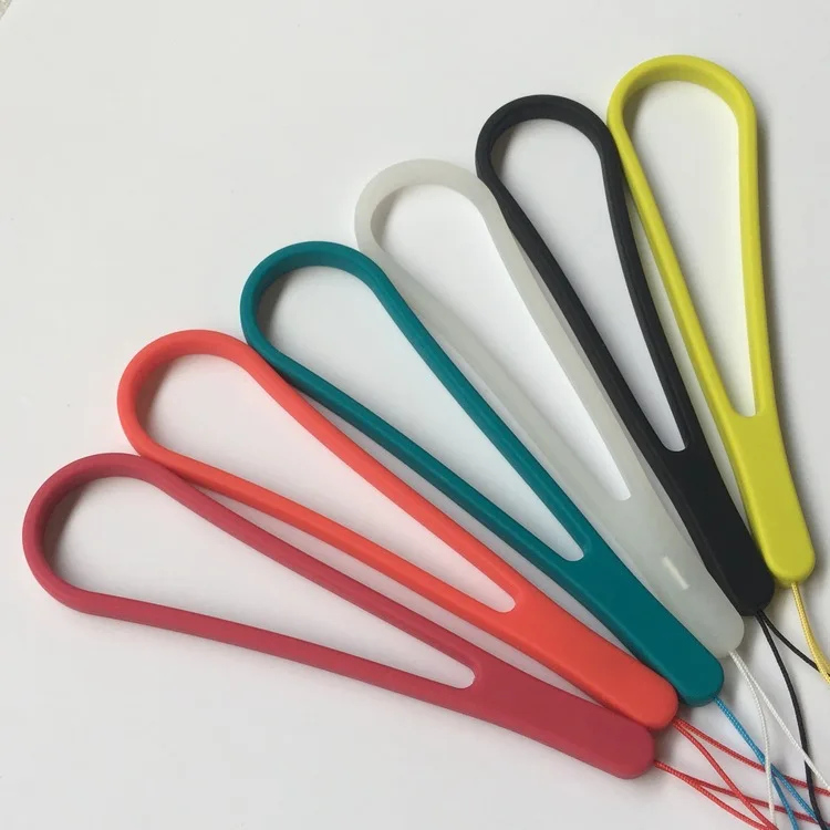 custom soft silicone Short hand wrist strap lanyard for hand sanitizer bottle holder tools mini hand hold fan phone speaker .jpg