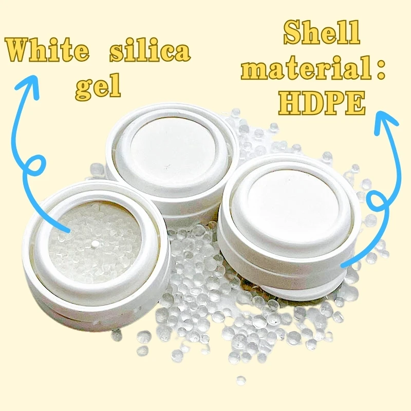 Cylindrical Silica Gel Desiccant Canisters Test Paper Drying Storage Tube Blood Sugar Test Paper