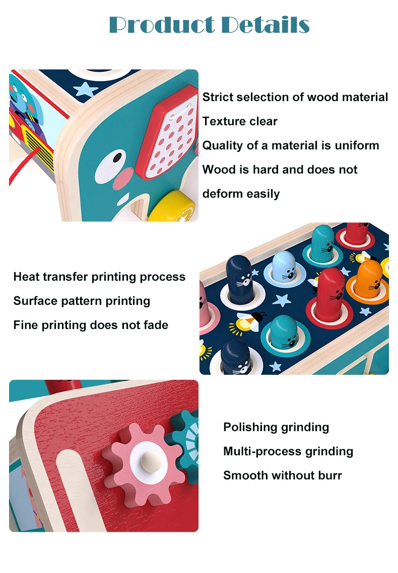 Hotselling Kids Wooden Toys 2020 Online Baby Whackamole Kids Toy