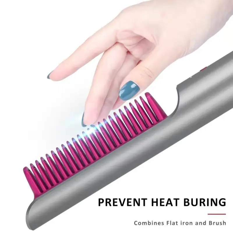 Men Beard Straightener brush