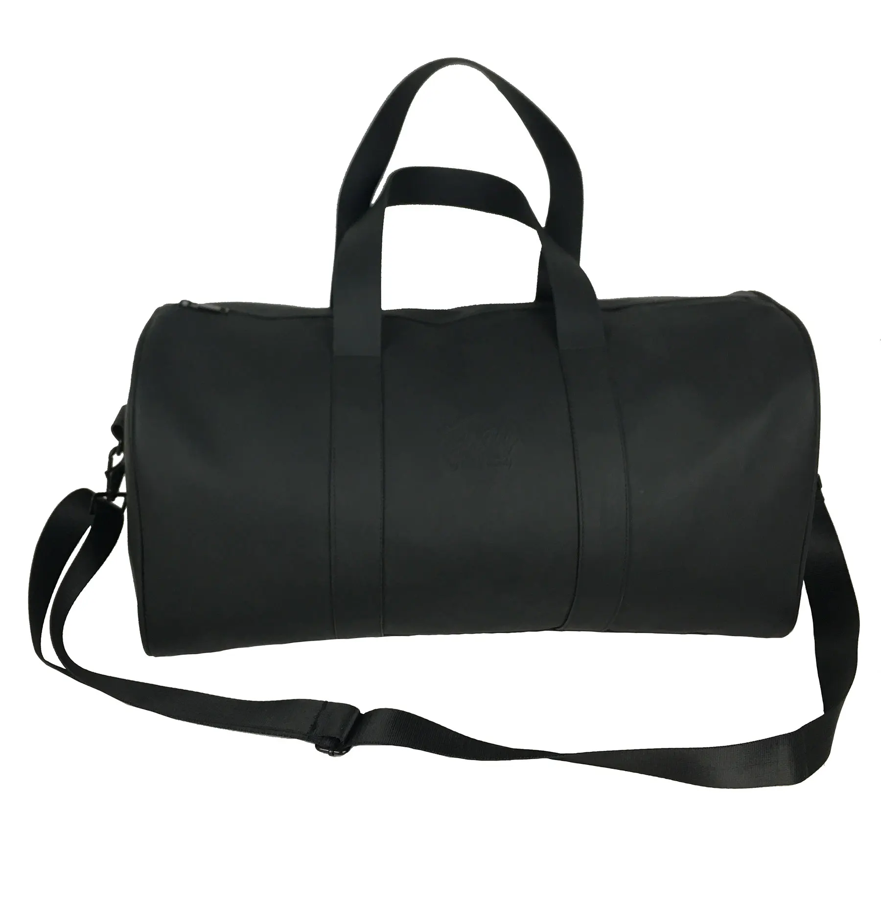 Waterproof custom travel leather gym duffle sports bag