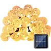 Outdoor Solar String Lights Globe Ball Warm White Led Bubble String Lights for Wedding Party Christmas