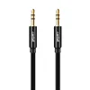 best selling 1m/2m /3m/5m 3.5mm jack Nylon Braided aux cable 3.5mm stereo cable male Auxiliary Audio Cable for car speaker