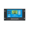 10A Mini PWM Auto Solar Panel Charge Controller 10A 12V 24V Battery Charger Controller Dual USB 5V 3A
