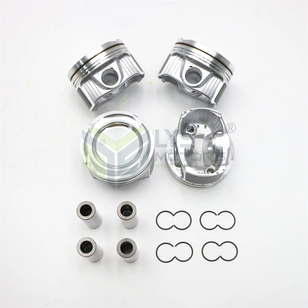 Car Engine Parts Piston Kit with Ring OE A2640301800 A2640302100 for Mercedes-benz C257 CLS 300 M264.920 2.0L STD 0.5 83mm manufacture