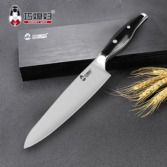 Custom Hand Made Stainless Steel Knife Kitchen Knife Single