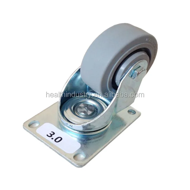 Colson 4"x11/4" Hitech Performa Swivel Grey Casters Colson Castors