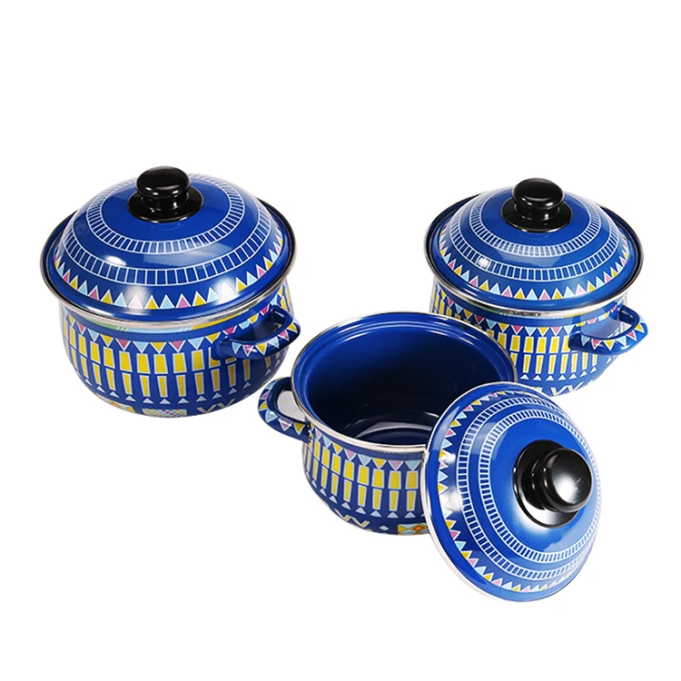 custom enamel kitchenware cookingware enamelware kit