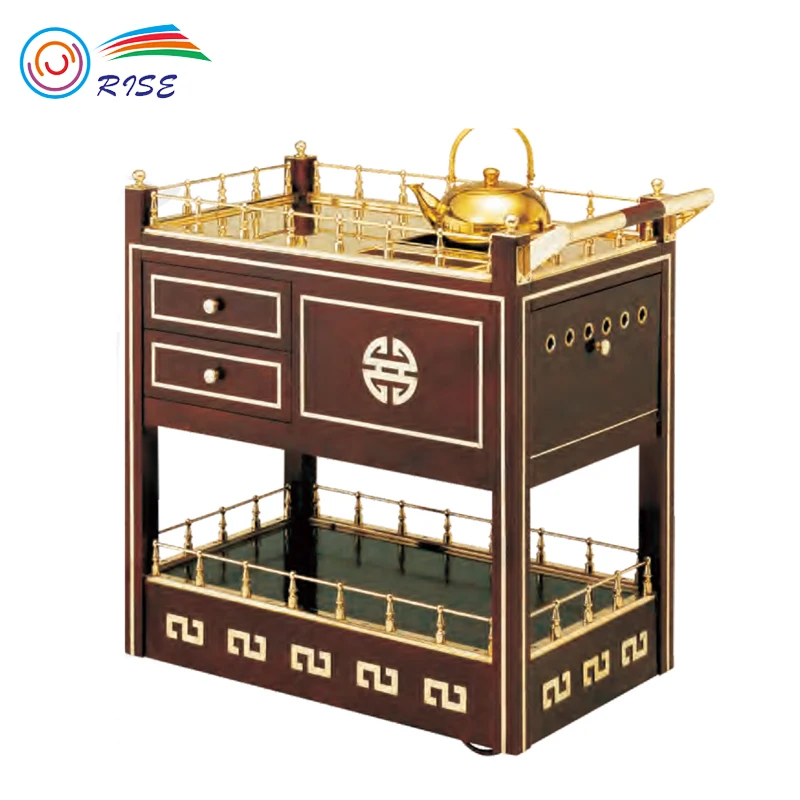 wine service trolley