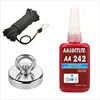 D60/D136 Round Neodymium Fishing Magnet 1000LBS Pulling Force with Eyebolt