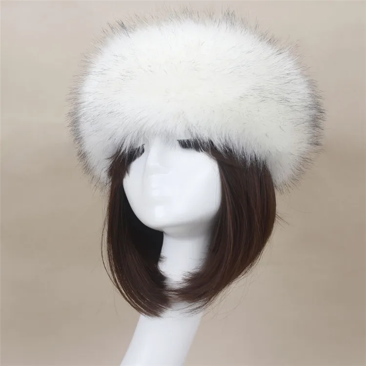 fur headband hat