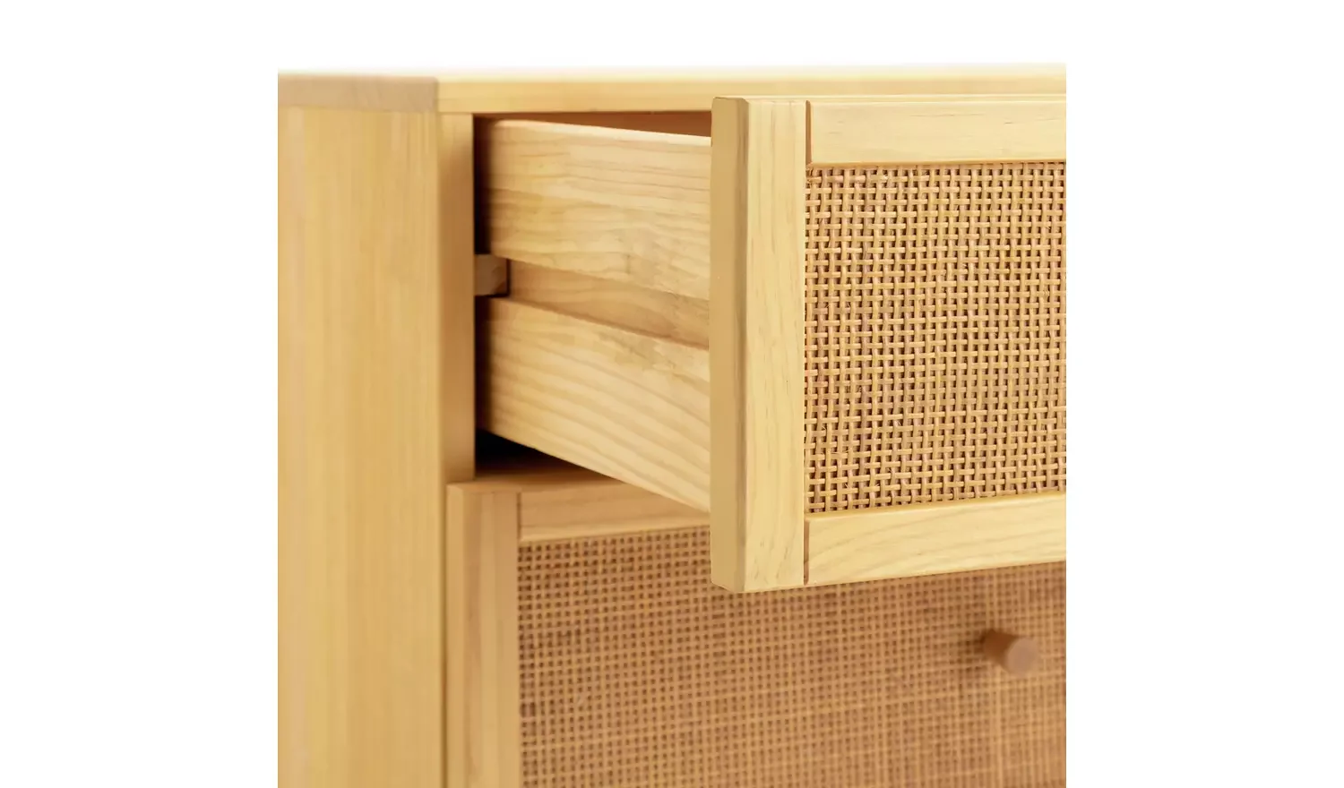 Mdf Rattan Box Modern Living Room Furniture - Rattan MDF Storage Cabinet