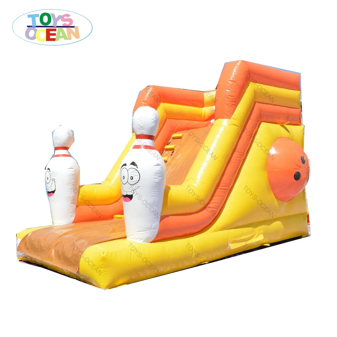 Medium Inflatable Bowling Mattress With Slide Jump House Buy Medium
