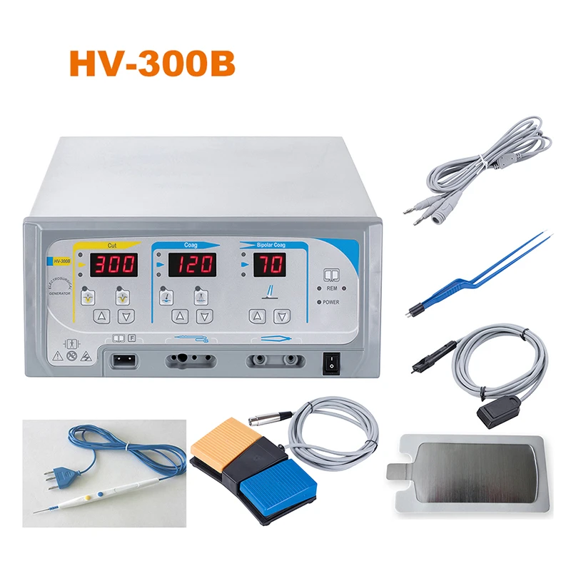 300w Hv-300b High Frequency Electrosurgical Generator Electrocautery ...