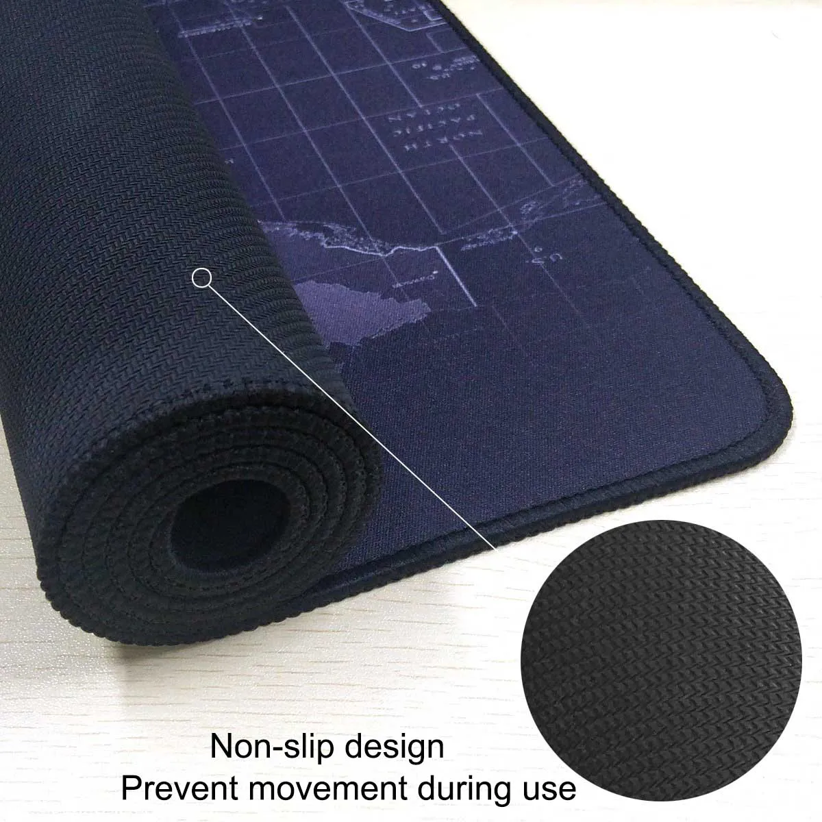Ultra Thin Pu Leather Big Custom Gaming Mouse Pad Full Desk Sublimation