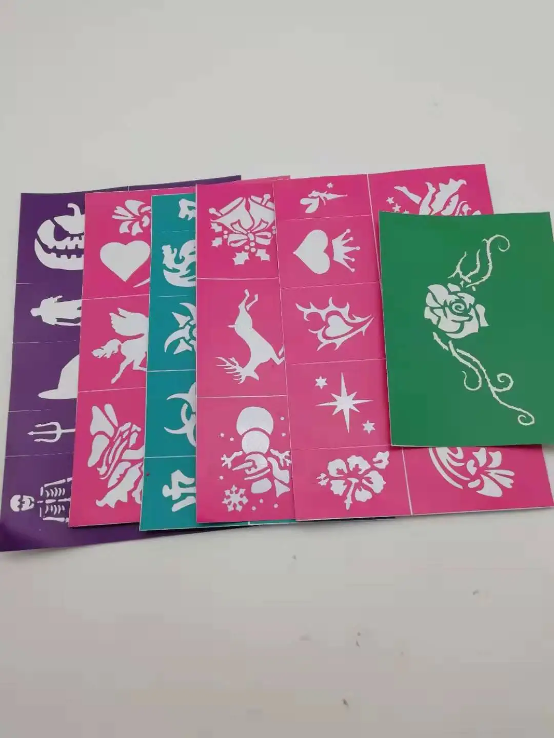 Face Paint Stencil Tattoo Stencils/body Art Tattoo Stencils/glitter