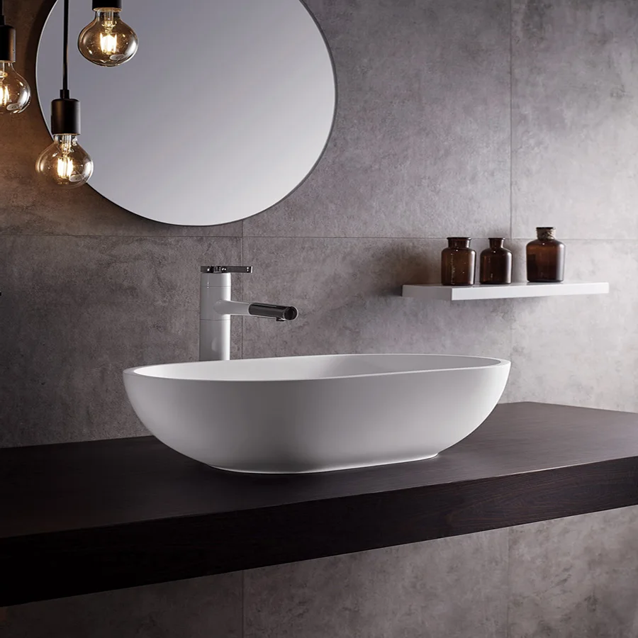 Best selling in africa Modern italian design art white bathroom ceramic gold bathroom sink