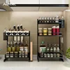 Standing Stainless Steel Holder Shelf Storage Rack Kitchen Organizer Spice