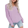2019 Wholesale Plain Lace Sweater Long Sleeve Knitwear Women