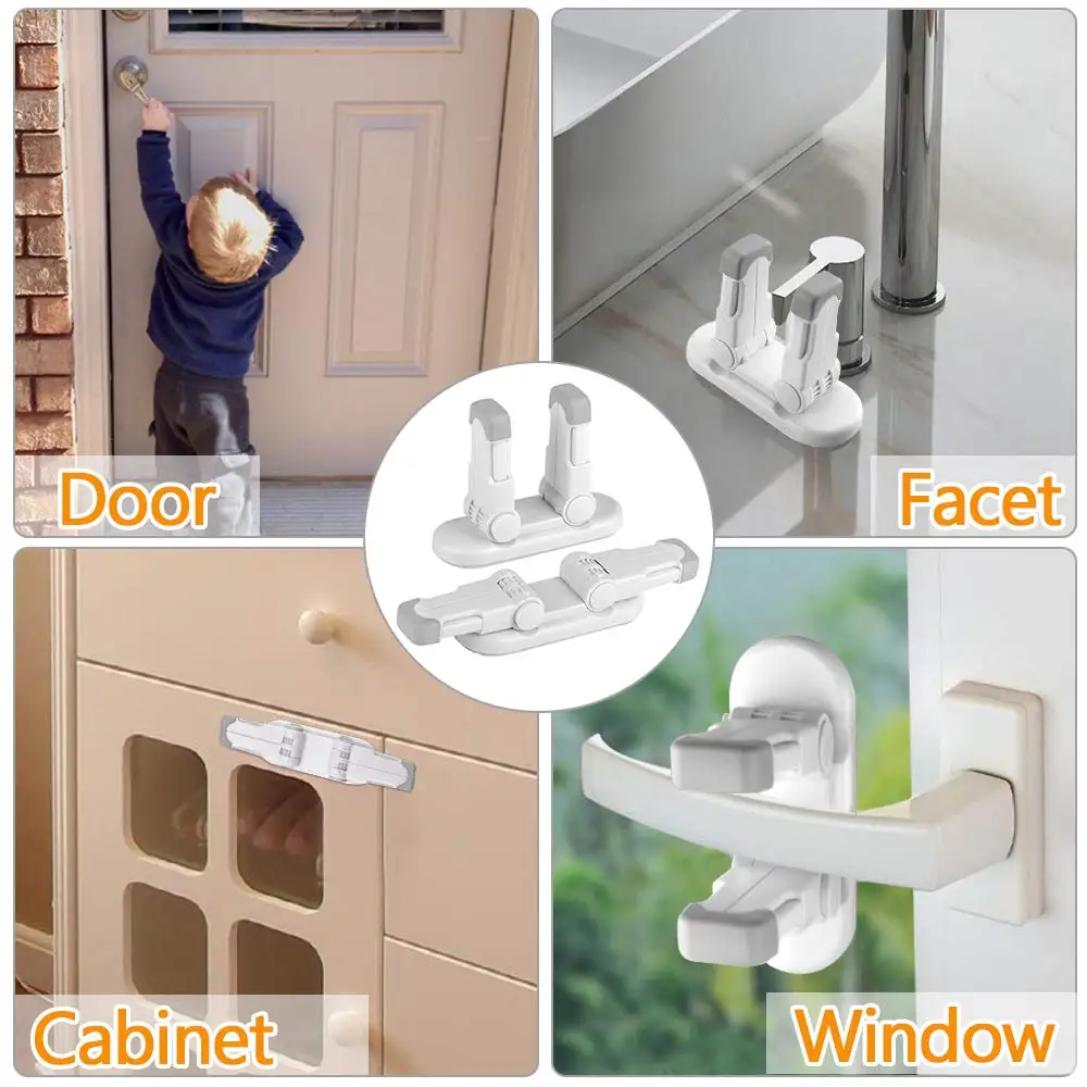 Sliding Doors Lock Door Lock,Baby Safety Child Proof Door Lever Lock