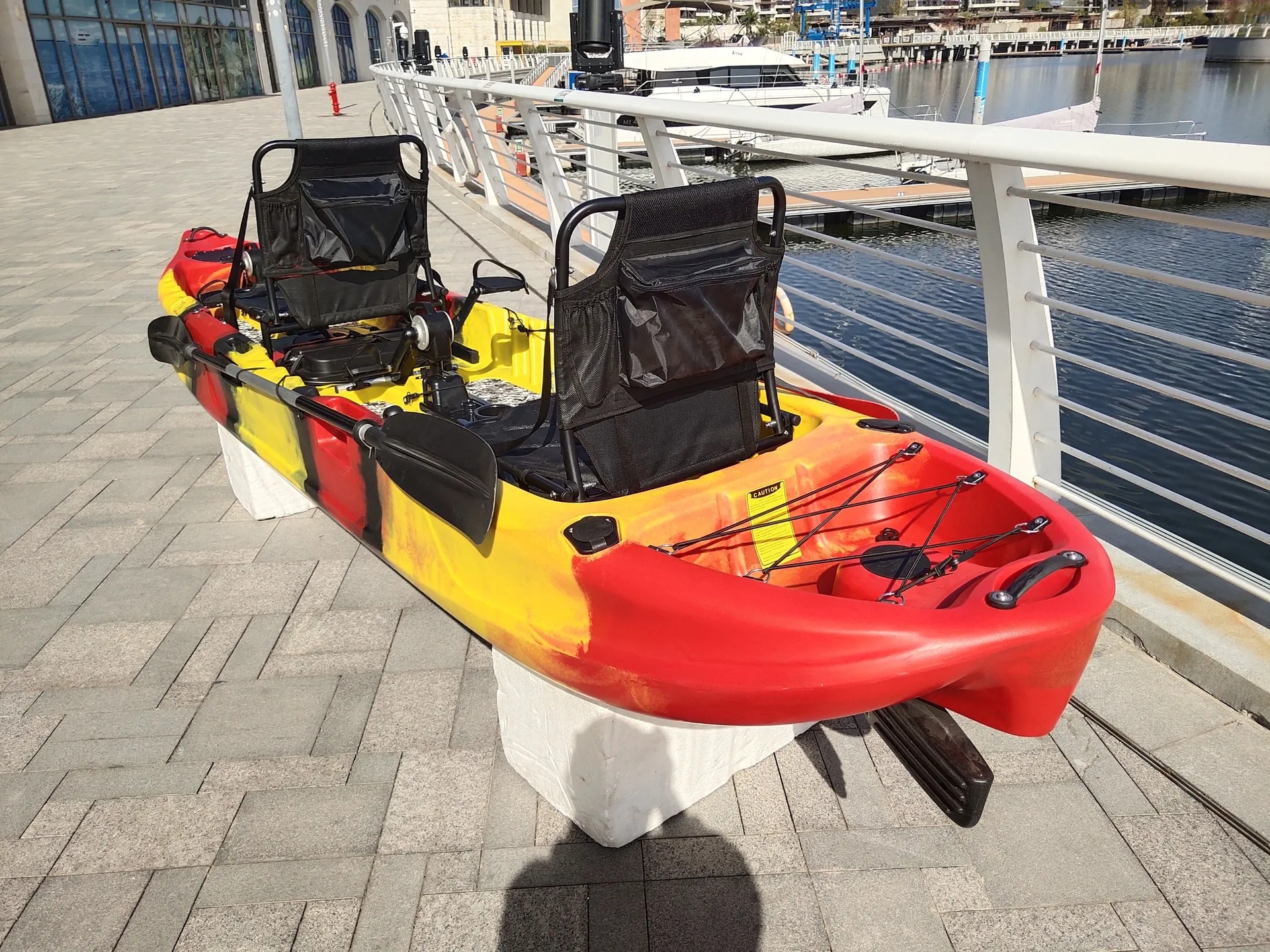 2022 Wholesale 2 Person Pedal Drive Fishing Boats Kayak In Canoe/kayak