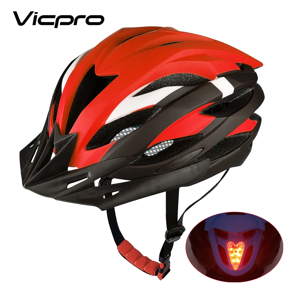 
Helmet factory Cycling safety Sport bicycle bike helmets with led light 