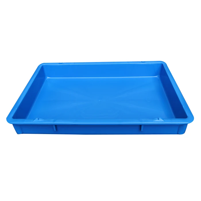 Commercial Quality! Square Plastic Stacking Food Grade Pizza Dough Bakery Trays 