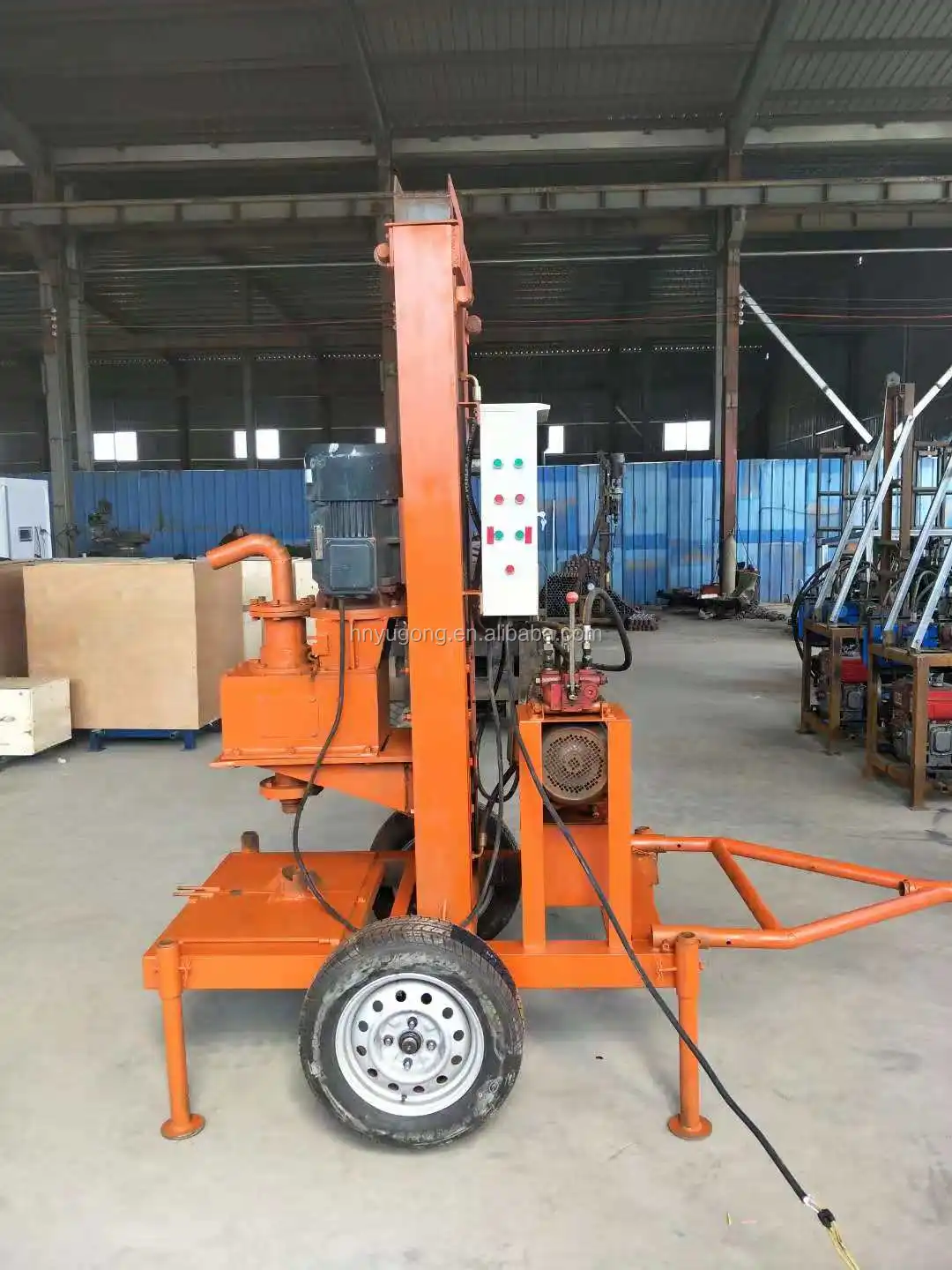 tractor mounted water well drilling rig
