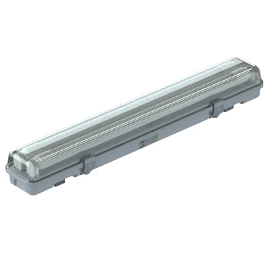 600mm vandal proof rechargeable batten T8 twin tube emergency light PT2E2S