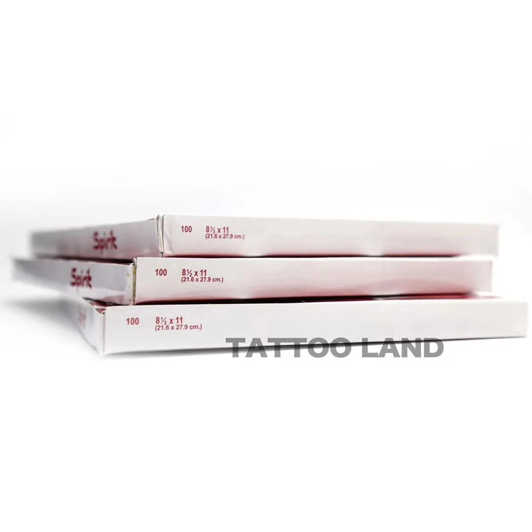 Tattoo Supply Disposable Tattoo Transfer Paper 100 Sheets 4 Layer A4 Size Tattoo Carbon Copier 8016