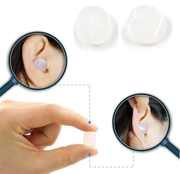 Multiuse Custom Molded Ear Plugs,Hearing Aid Accessories Reusable Non