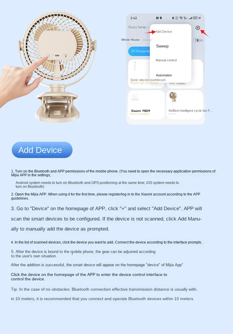 Desktop Fan, USB, Portable - detail 54