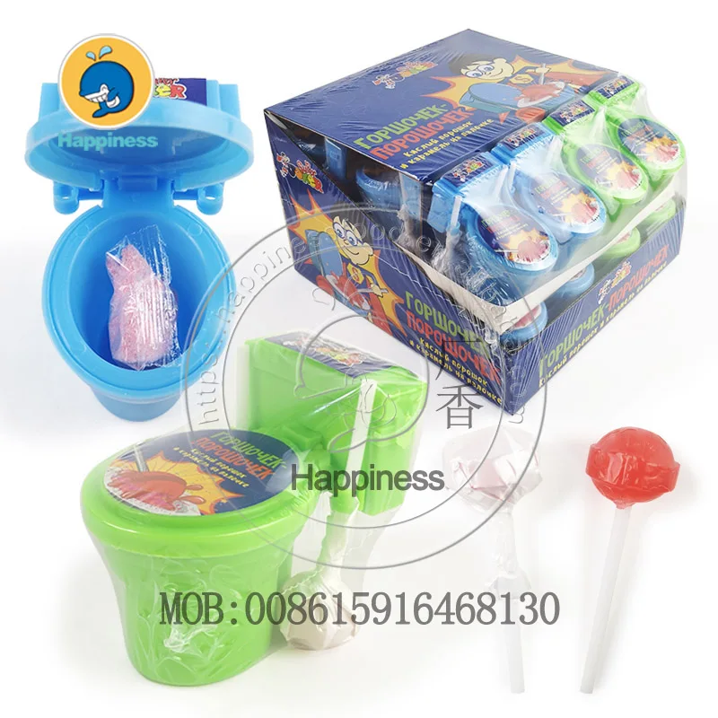 Toilet Bowl Toy Candy Lollipop With Sour Powder Closestool Toys - Buy ...