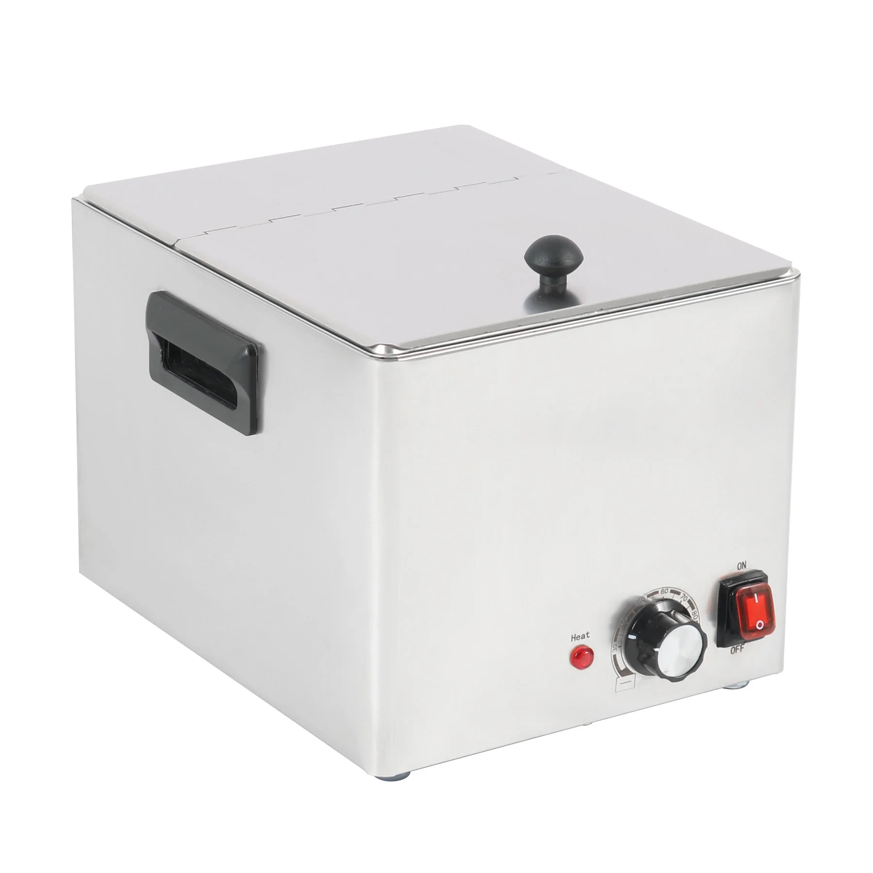Commercial Catering Equipment 8 Liter Sausage Warmer With Hinge Cover