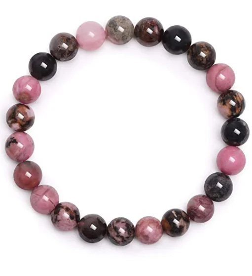 

tourmaline Matte Black Agate tone Beaded Bracelet,30 Pieces