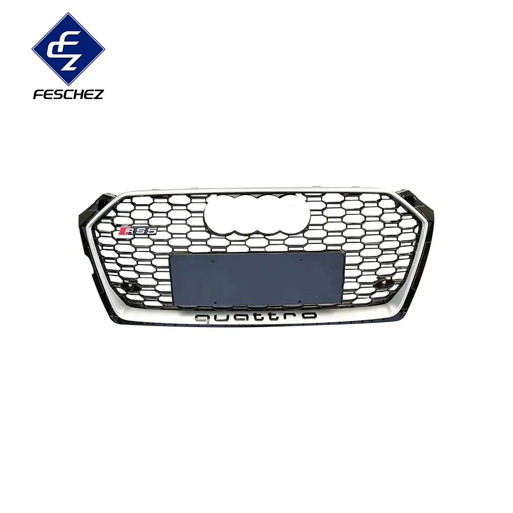 Auto Parts Rs5 Honeycomb Car Grill For Audi A5 S5 B9 Front Grill For