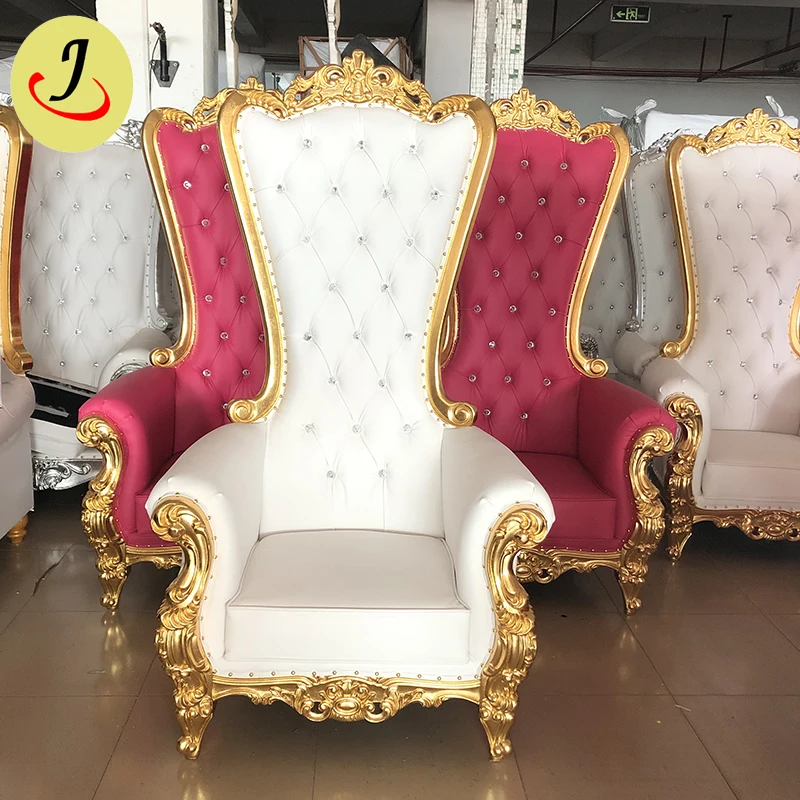 Wedding/coffee Shop/nail Salon Decorating Used King Throne Chair Buy