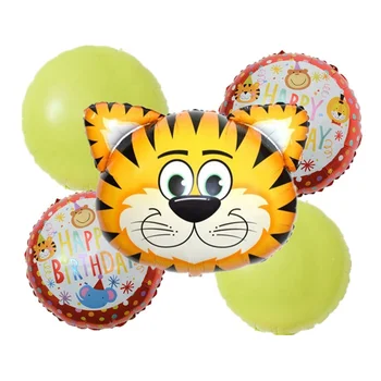 Joyeux Anniversaire Ballon Animal Tigre Jungle Theme Feuille Bouquet De Ballons D Helium Buy Ballons D Helium Animaux Ballons En Feuille De Tigre Pour Anniversaire Bouquet De Ballons Product On Alibaba Com