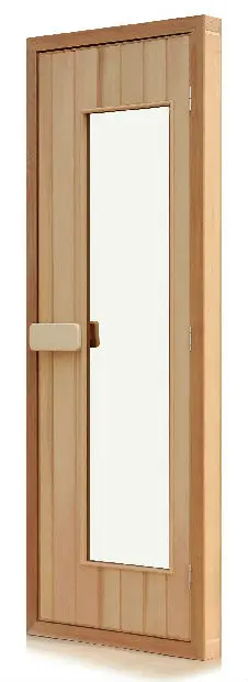 Superior brown colour Glass Sauna Doors with hemlock frame(KD-7001)