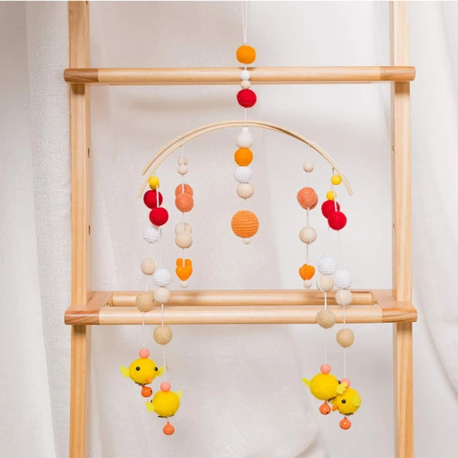 Home decoration felt hanging toy for baby crib hanging toy
