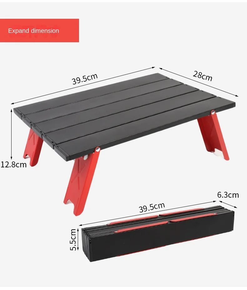 Ultra-Light Aluminum Alloy Mini Table Modern Outdoor Folding Leisure Tent for Coffee & Tea Portable & for Camping & Hiking