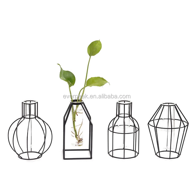 Hydroponic Vase Vintage Desktop Plant Terrarium Planter Bulb Water