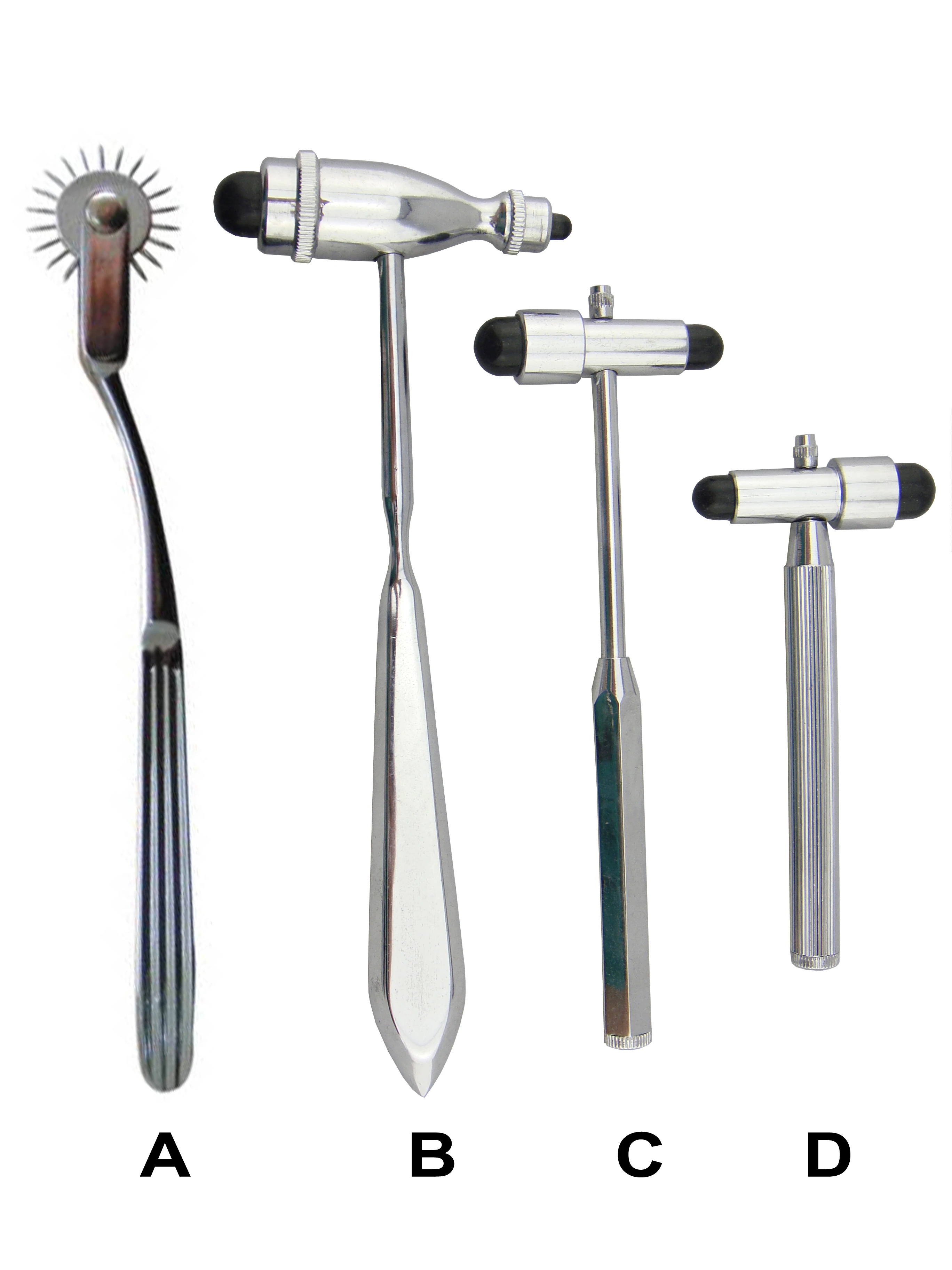 Black Multifunction Medical Neurological Hammer Percussor Knee