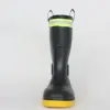 PVC waterproof warm-keeping safety gumboots with steel toe steel plate