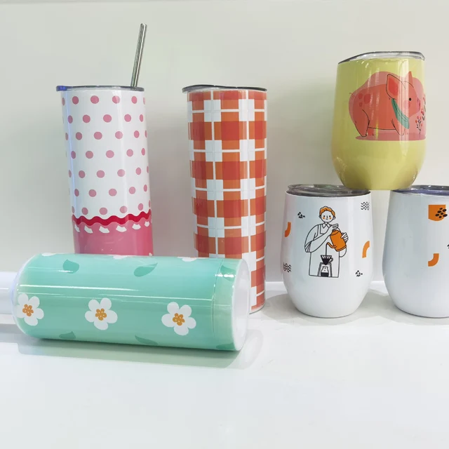 heat press on tumblers