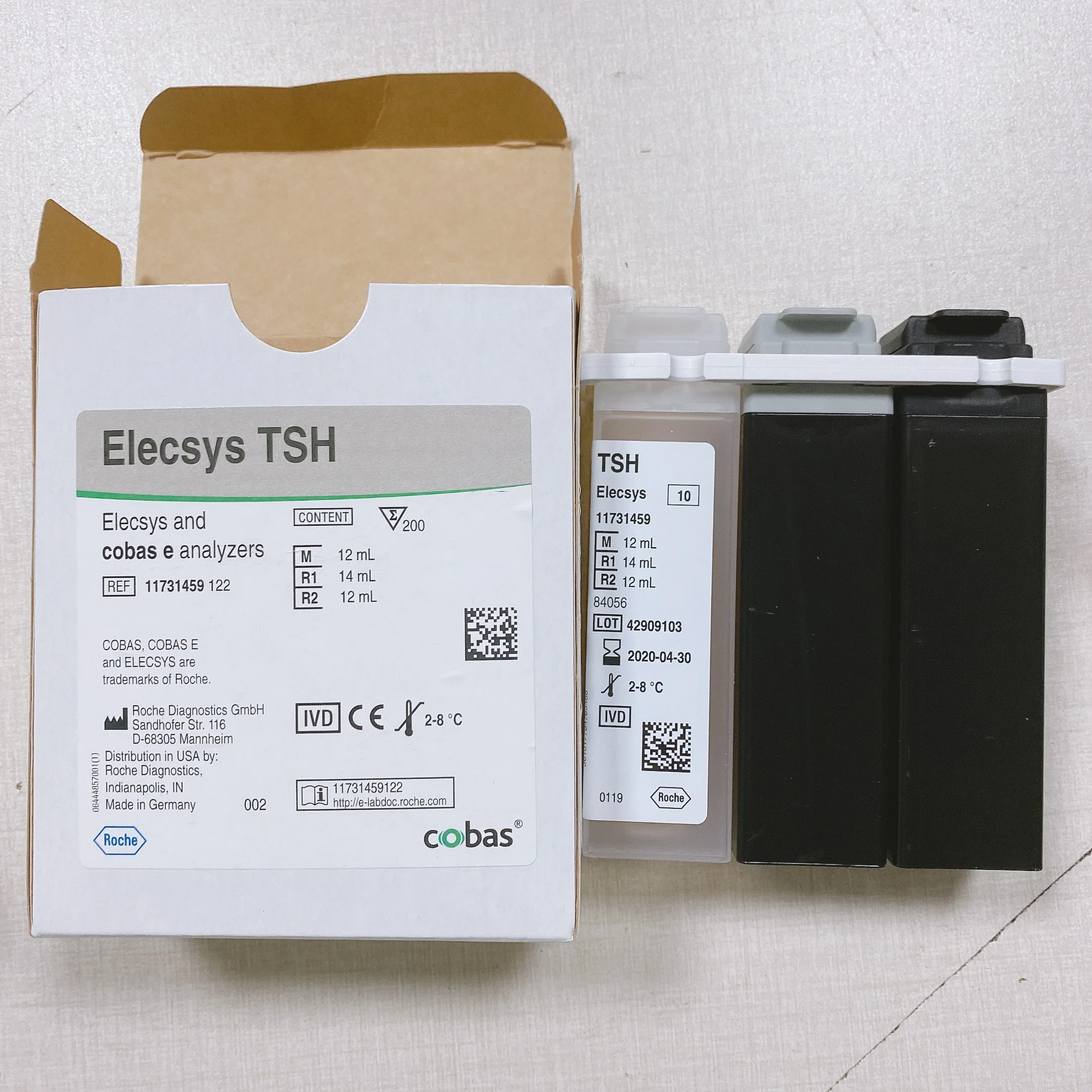 原始罗氏生物化学试剂 reactifs roche copas e411 c111 c311 acth